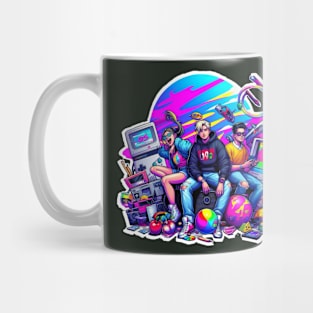 90s Kids Graphic Tee Mug